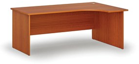 Kancelársky rohový pracovný stôl PRIMO WOOD, 1800 x 1200 mm, pravý, čerešňa
