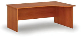 Kancelársky rohový pracovný stôl PRIMO WOOD, 1800 x 1200 mm, pravý, čerešňa