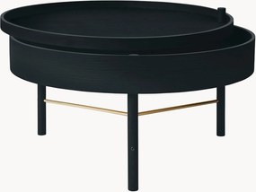 Okrúhly pomocný stolík's úložným priestorom Turning Table