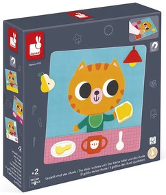 Magnetická vzdelávacia hra – denné činnosti s mačičkou