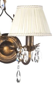 ONLI - Nástenné svietidlo KAREN 2xE14/6W/230V bronzová