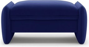 Modrá zamatová podnožka Georgia – Micadoni