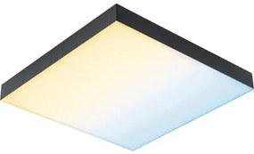 LED panel Paulmann 79914 Loria Rainbow RGBW 18W 1140lm 29,5x29,5cm čierny s diaľkovým ovládaním