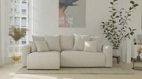 Rohová sedačka Denia (L) (béžová). Akcia -20%. Vlastná spoľahlivá doprava až k Vám domov. 1133105