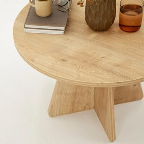 Konferenčný stolík Mushroom Sapphire Oak