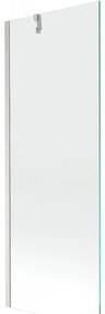 Mexen Next, 1-krídlová vaňová zástena 70 x 150 cm, 6mm číre sklo, oceľová, 895-070-000-00-00-97