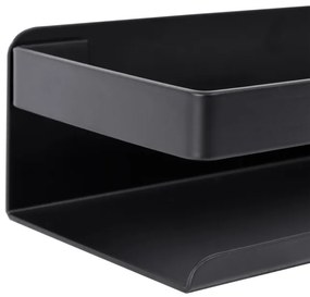 Nástenná polica MEGARA 50 cm čierna