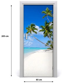 Fototapeta na dvere samolepiace tropická pláž 85x205 cm
