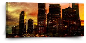 Sablio Obraz Mrakodrapy - 110x50 cm