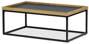 Autronic BONTEC Konferenčný stolík 100x60cm, mdf, dub, CT-613 OAK Farba: Šedá
