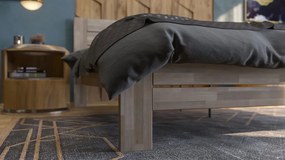 Posteľ Emilia 180x200 cm, šedý buk