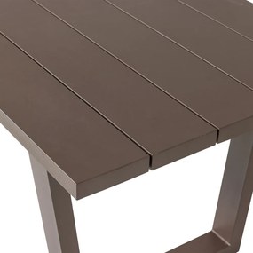 Kovový záhradný jedálenský stôl 87x240 cm Bear – WOOOD