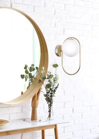 Candellux Mosadzné nástenné svietidlo Cordel pre žiarovku G9 21-73440