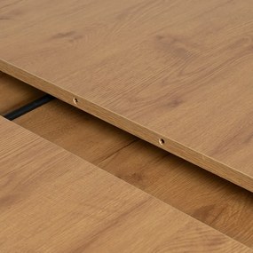 Okrúhly rozkladací jedálenský stôl s prídavnou doskou ø 120 cm Rocía – Ixia