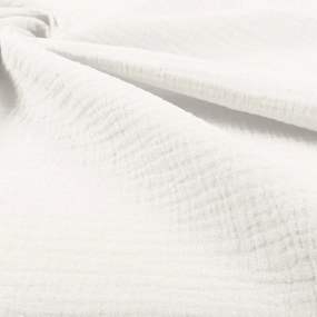 Biante Mušelínový behúň na stôl MSN-082 Krémovo biely 45x180 cm