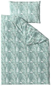 Bavlnené obliečky WILD FLOWERS mentolové hotelová kapsa Rozmer obliečky: 70 x 90 cm | 140 x 200 cm