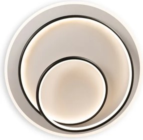 BRILAGI - stmievateľné LED stropné svietidlo FLARE LED/70W/230V, priemer 50 cm, biela/čierna + diaľkové ovládanie