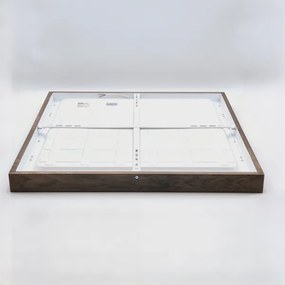Brilagi-LED Kúpeľňové svietidlo WOODY FRAME LED/50W/230V 60x60 cm IP44 dub/orech