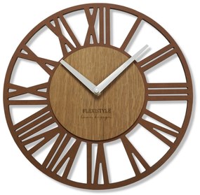 Nástenné hodiny Loft Piccolo bronze Flex z219-9a-2-x, 30 cm