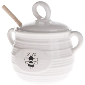 Keramická dóza na med Bee, 450 ml