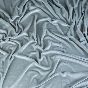 Napínacia plachta na posteľ mikroplyš šedá 90 x 200 cm