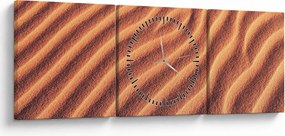 Obraz púšte (s hodinami) (90x30 cm)