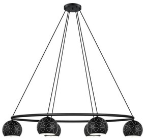 Eglo 98456 - Luster na lanku CANTALLOPS 6xE14/40W/230V