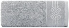 BAVLNENÝ UTERÁK KAMELA SADA 6KS 50X90 CM STRIEBORNÁ