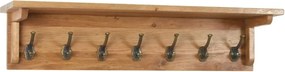 Vešiak s poličkou, 90x20x20 cm