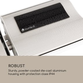 Blumfeldt Cosmic Beam Plus, infračervený terasový ohrievač, 2400 W, IP44, diaľkový ovládač, biely
