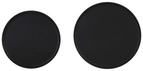 Okrúhle odkladacie stolíky v súprave 2 ks ø 43 cm Tobias – Light &amp; Living