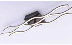 Leuchten Direkt 15166-18 - LED Prisadený luster WAWE LED/28W/230V čierna