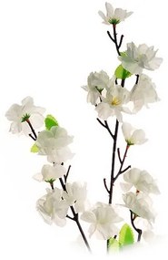 Umelá Sakura, 3 výhonky, v. 66 cm, biela