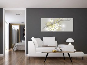 Obraz rozkvitnutej vetvičky (120x50 cm)