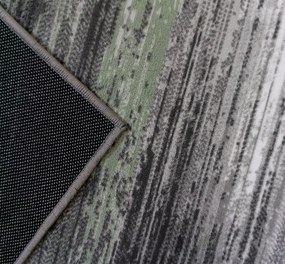 Koberec Accra 6505 Grey Green – zelený vzorovaný obdĺžnik Rozmer: 60x100 cm