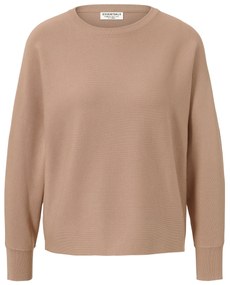 Pulóver z jemného úpletu, béžový