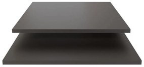 Sivá prídavná polica 2 ks 48x1,5 cm Daily – vtwonen