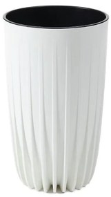 Kvetináč Mira vysoký 25 biela