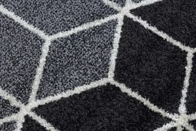 Koberec HEOS 78590 krém / strieborný / antracit CUBE KOCKA