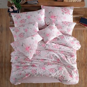 Brotex Obliečky Satén Floreta 240x200/2x70x90 cm