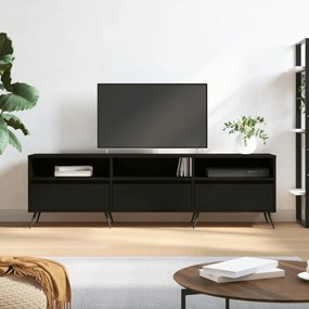 TV skrinka čierna 150x30x44,5 cm kompozitné drevo 831253