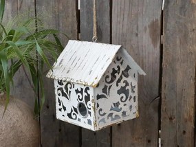 Chic Antique Vtáčia búdka Antique White