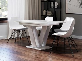 Rozkladací stôl Herkulan, Farby: biely lesk