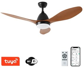 ZEVENTI - LED Stropný ventilátor MURO LED/18W/230V Wi-Fi Tuya + DO