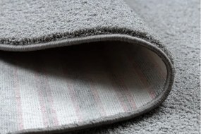 Koberec kruh VELVET MICRO sivý 90