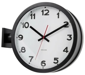 Karlsson 5966WH obojstranné nástenné hodiny 38 cm