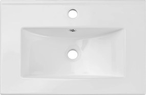 Comad Nábytkové keramické umývadlo UM-2060RB DANCE 60-DP, 62x40 cm, biela matná