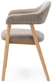 Jídelní křeslo Sorrento béžové/dub