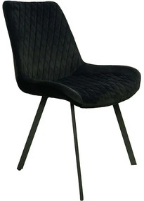 Stolička Kansas čierna