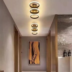 Stmievateľné LED stropné svietidlo 30 W / 230 V, 3000–6500 K, čierne, Wi‑Fi (Tuya) + diaľkový ovládač